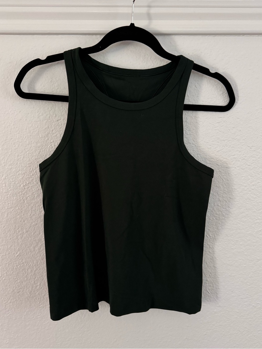 Lululemon Green Waist-Length Racerback Tank Top
